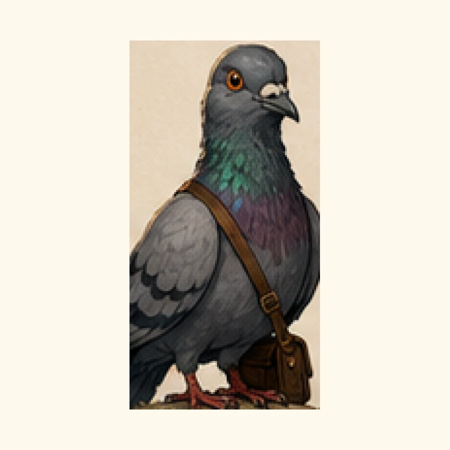 A practical supporting character from The Velvet Claw, built to ground cozy noir scenes with dry humor.
