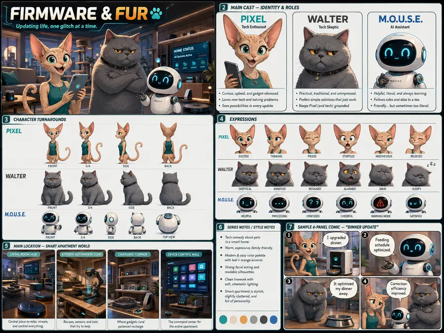 Firmware and Fur reference art