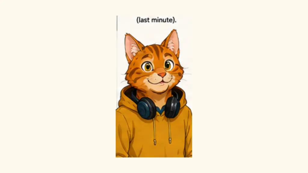 CatWorldly character reference portrait for Dex.