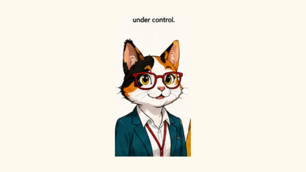 CatWorldly character reference portrait for Penny.
