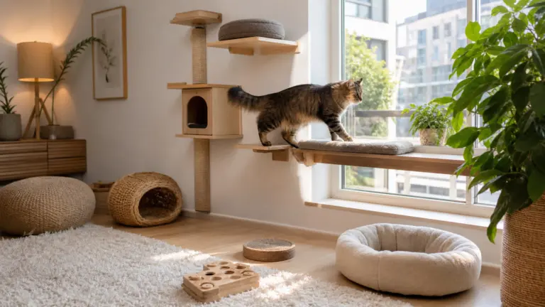Indoor Cat Enrichment: A Room-by-Room Starter Plan