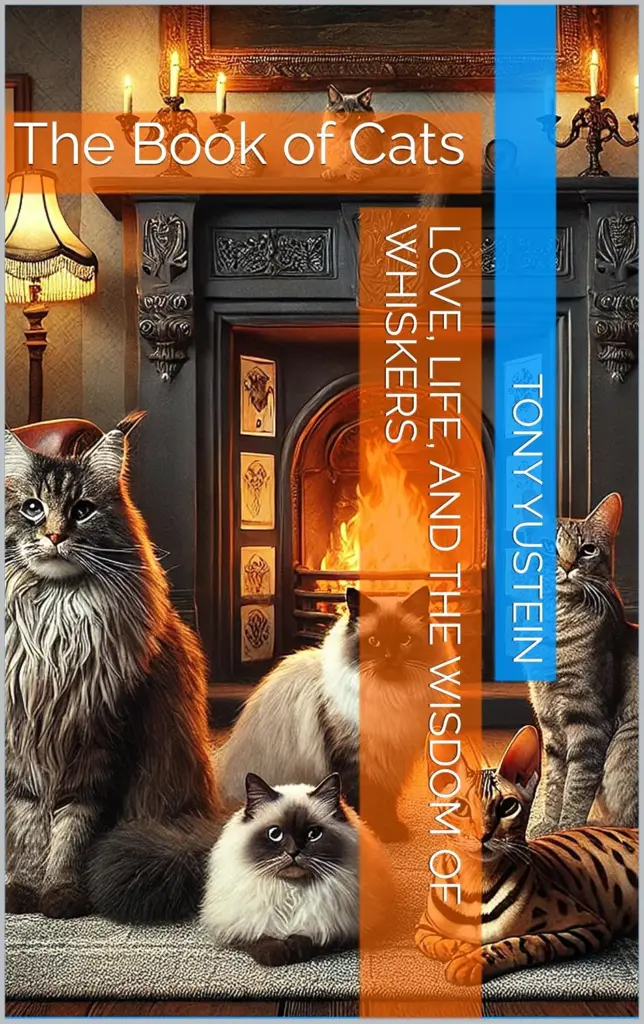 AI-generated CatWorldly illustration for The Book of Cats.