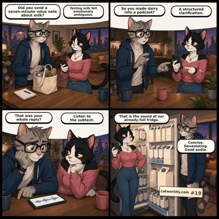 Meowdern Love #19: The Short Reply