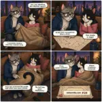 Meowdern Love #26: Blanket Border