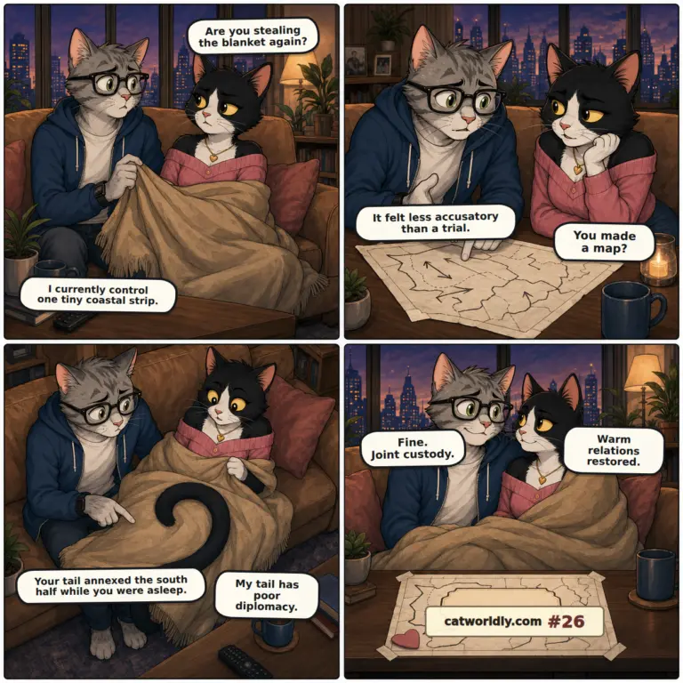Meowdern Love #26: Blanket Border