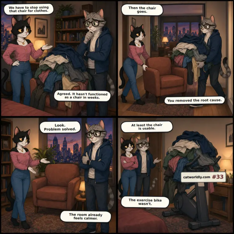 Meowdern Love #33: The Chair Problem