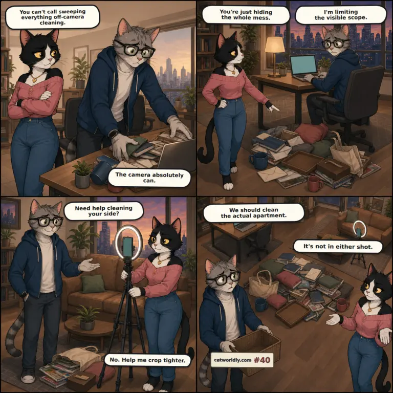 Meowdern Love #40: The Clean Angle