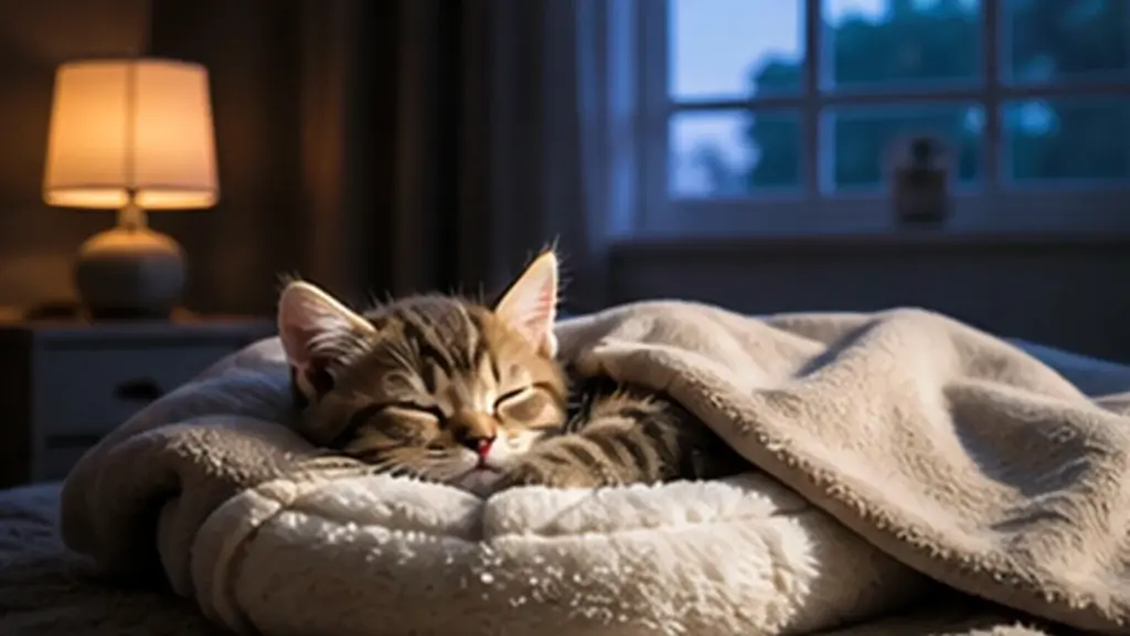 AI-generated CatWorldly illustration for Kitten-Proofing Your Home: The Small God Safety Checklist.