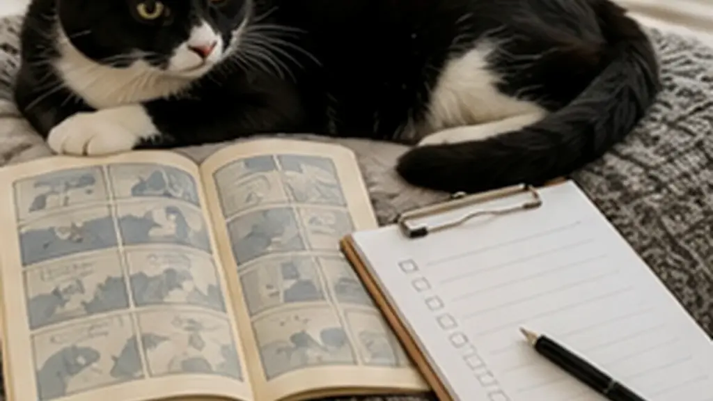 AI-generated CatWorldly illustration for AI Media Labeling Policy.