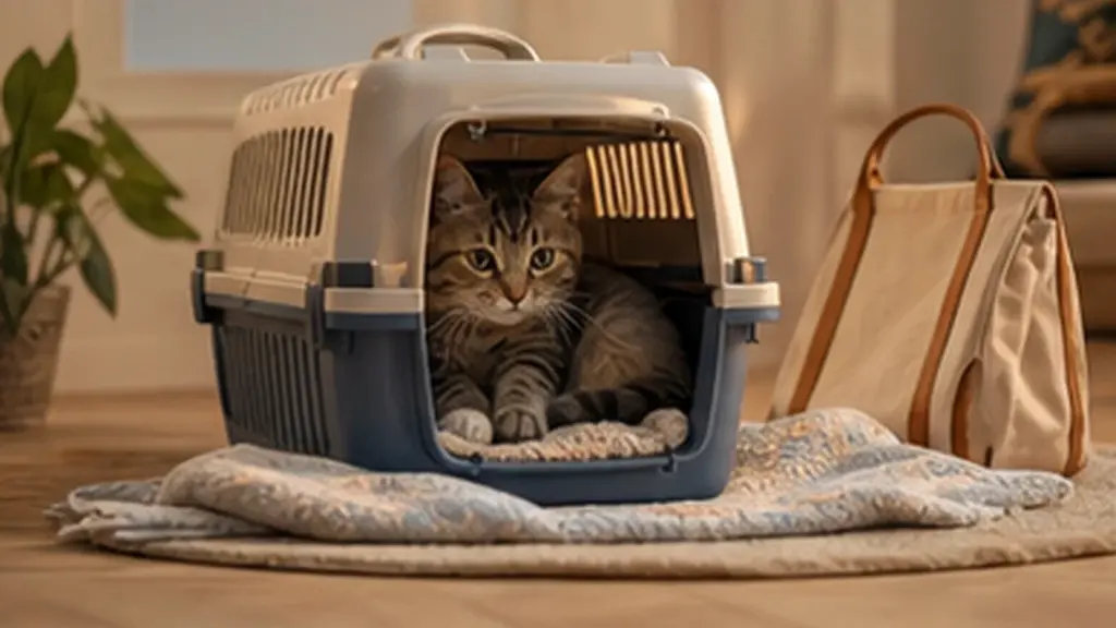 AI-generated CatWorldly illustration for Introducing a Kitten to a Resident Cat.