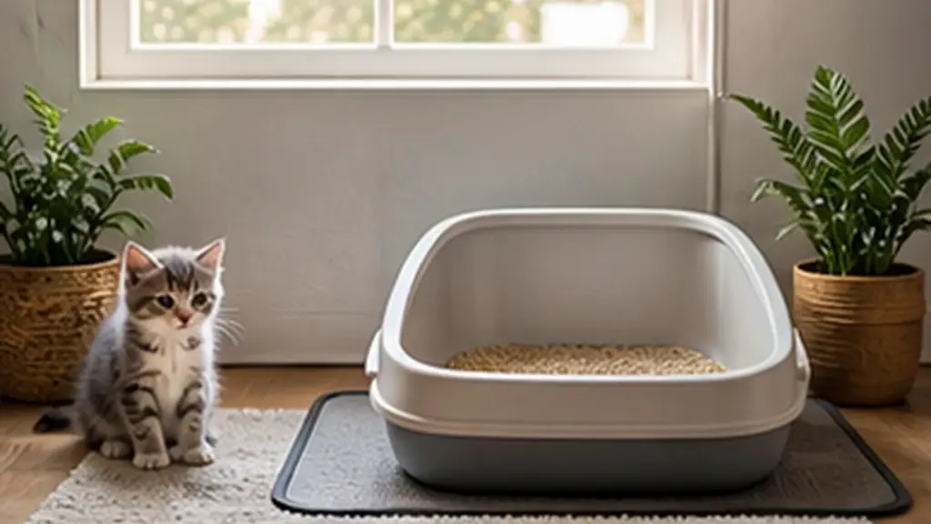 AI-generated CatWorldly illustration for The First Day With a Kitten: Safe Room, Carrier and First Night.
